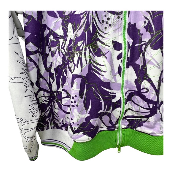 ARTFUL DODGER Embroidered Tropical Floral Track Jacket 4XL 4X Streetwear - Picture 8 of 12